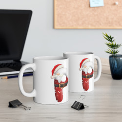Mug de Noël avec Initiale "P" pour enfant et adulte