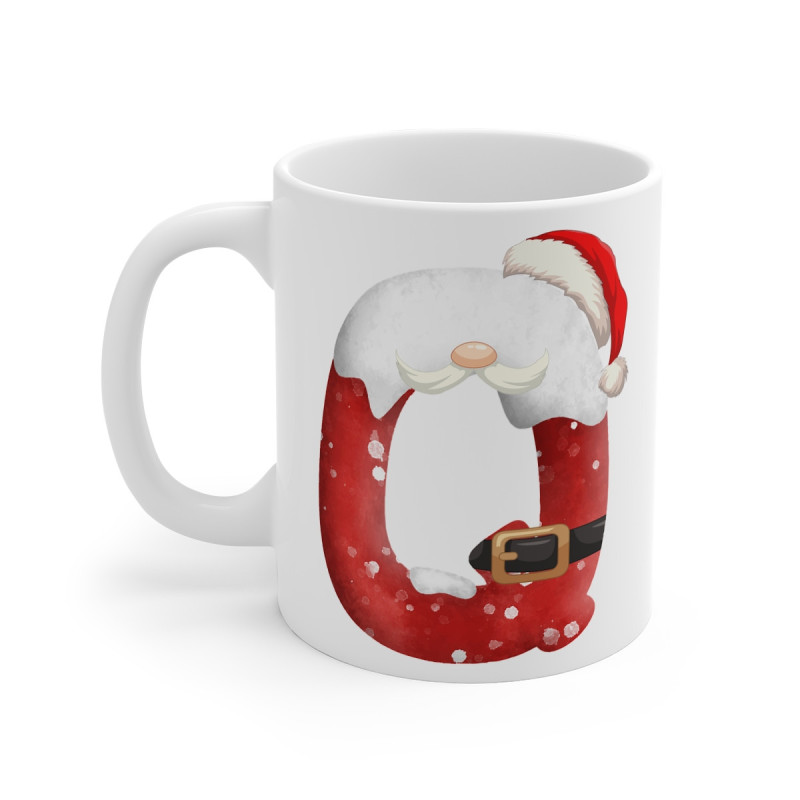 Mug de Noël avec Initiale "Q" pour enfant et adulte