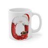 Mug de Noël avec Initiale "Q" pour enfant et adulte