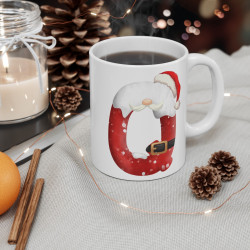 Mug de Noël avec Initiale "Q" pour enfant et adulte