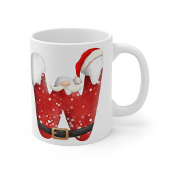 Mug de Noël avec Initiale "W" pour enfant et adulte