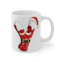 Mug de Noël avec Initiale "Y"  pour enfant et adulte