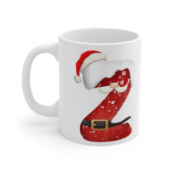 Mug de Noël avec Initiale...