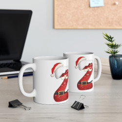 Mug de Noël avec Initiale "Z" pour enfant et adulte