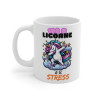 Mug "100% Licorne 0% Stress" – Tasse Céramique 325ml avec Licorne qui Dab –