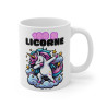 Mug "100% Licorne" – Tasse Céramique 325ml avec Licorne qui Dab – Cadeau Fantaisie