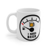 Mug "I Need Beer" – Tasse Céramique 325ml avec Design Humour Bière – Cadeau Parfait pour Amateurs de Bière
