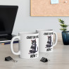 Mug "Chat va pas non ?" avec Chat  – Tasse Céramique 325ml – Cadeau Humour pour Amoureux des Chats
