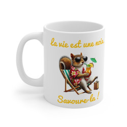 Mug "La vie est une noix,...