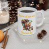 Mug "La vie est une noix, savoure-la !" avec Écureuil Relax – Tasse Céramique 325ml – Cadeau Humour et Détente
