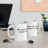 Mug "En cas de doute, choisis la Sieste" – Tasse Céramique 325ml – Cadeau Humour et Relaxation