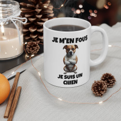 Mug "Je m'en fous, je suis...