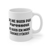 Mug "Je ne suis pas paresseux, je suis en mode économie d'énergie" – Tasse Céramique 325ml – Cadeau Humour et Paresse
