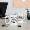 Mug "Je ne suis pas paresseux, je suis en mode économie d'énergie" – Tasse Céramique 325ml – Cadeau Humour et Paresse