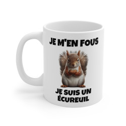 Mug "Je m'en fous, je suis...