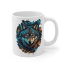 Mug Loup Majestueux – Tasse Céramique 325ml avec Design Animaux Sauvages – Cadeau Passion Nature et Esprit Libre