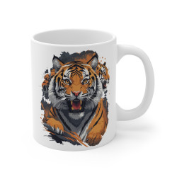Mug Tigre Majestueux –  Design Animal Sauvage – Cadeau Nature et Esprit Indomptable