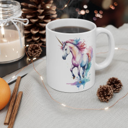 Mug Licorne Majestueuse – Tasse Céramique 325ml avec Design Féérique – Cadeau Magique et Fantaisie