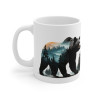 Mug Ours Sauvage – Tasse Céramique 325ml avec Design Forêt – Cadeau Nature et Aventure