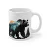 Mug Ours Sauvage – Tasse Céramique 325ml avec Design Forêt – Cadeau Nature et Aventure