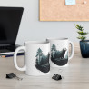 Mug Blaireau dans la Forêt – Tasse Céramique 325ml avec Design Nature – Cadeau Passion Animaux et Aventure Sauvage