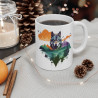Mug Loup et Montagnes – Tasse Céramique 325ml avec Design Nature et Aventure – Cadeau Passion Animaux Sauvages et Paysages