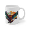 Mug Aigle Majestueux et Paysage Nature – Design Animaux Sauvages et Nature – Cadeau pour Amoureux des Aigles