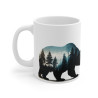 Mug Ours Majestueux en Forêt –  Design Animal Sauvage et Nature – Cadeau pour Amoureux des Ours et Nature