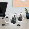 Mug Design Chat Mystique en Forêt –  Amoureux des Chats et de la Nature