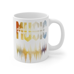 Mug Design "MUSIC" avec Vibration Sonore –  les Amoureux de la Musique 2