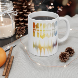 Mug Design "MUSIC" avec Vibration Sonore –  les Amoureux de la Musique 2