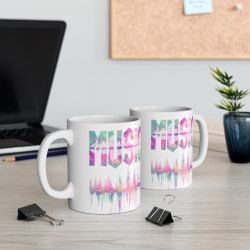 Mug Design "MUSIC" avec Vibration Sonore – les Amoureux de la Musique 3