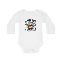 Body bébé "Je m'en bats les...
