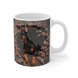 Mug Dobermann Amusant - Cadeau Original Chien Enfant & Adulte