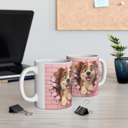 Mug Chien Amusant - Cadeau Original Animaux Enfant & Adulte