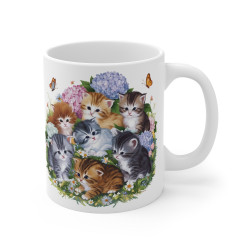 Mug Chatons Mignons - Cadeau Fantaisie Animaux Enfant & Adulte