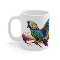 Mug Perroquet Coloré -...