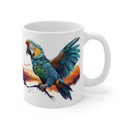 Mug Perroquet Coloré - Cadeau Exotique Animaux Nature Enfant & Adulte