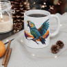 Mug Perroquet Coloré - Cadeau Exotique Animaux Nature Enfant & Adulte