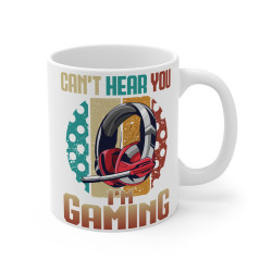 Mug Gaming "Can't Hear You" - Cadeau Original Gamer Enfant & Adulte
