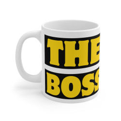 Mug "THE BOSS" - Cadeau Parfait pour Chef, Leader ou Patron