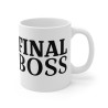 Mug "FINAL BOSS" - Cadeau Geek et Drôle pour Gamer ou Leader