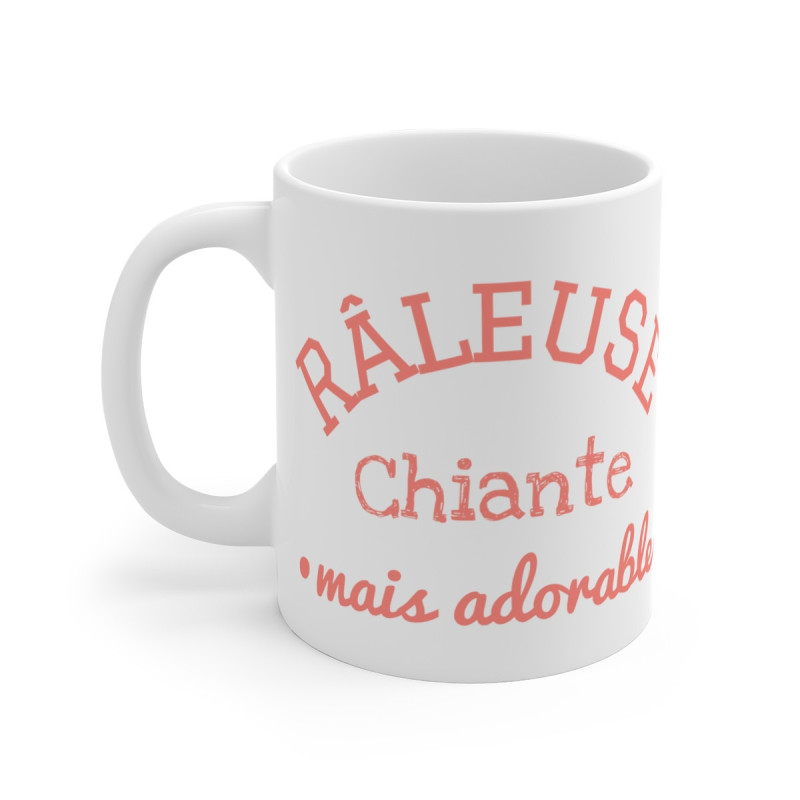 Mug "Râleuse, Chiante, Mais Adorable" - Cadeau Drôle et Mignon