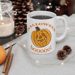 Mug Halloween "Booooo!" - Cadeau Drôle Citrouille Festive
