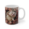 Mug Hérisson Joyeux - Cadeau Mignon et Fun pour Amoureux d'Animaux