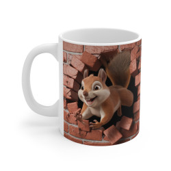 Mug Écureuil Joyeux -...