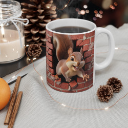 Mug Écureuil Rigolo - Cadeau Fun et Adorable pour Tous