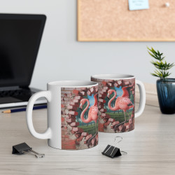 Mug Flamant Rose  - Design 3D Unique et Coloré pour les Amoureux de la Nature