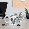 Mug "Le problème avec le matin, c’est que c’est trop tôt" - Cadeau Humour et Décontracté
