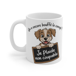 Mug "Je Plaide Non Coupable...